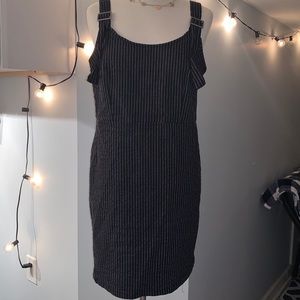 Pinstripe Bodycon Dress